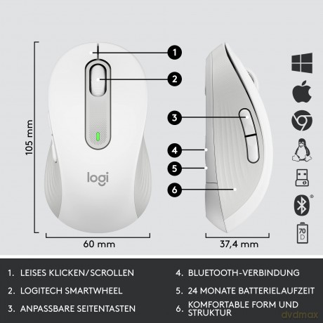 Logitech Signature Combo MK650 OFFWHITE