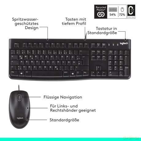 Logitech Wired Desktop MK120