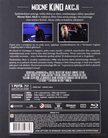 60 sekund (Mocne Kino Akcji) [Blu-Ray]