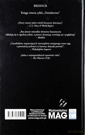 Brisingr. Tom II - Christopher Paolini [KSIĄŻKA]