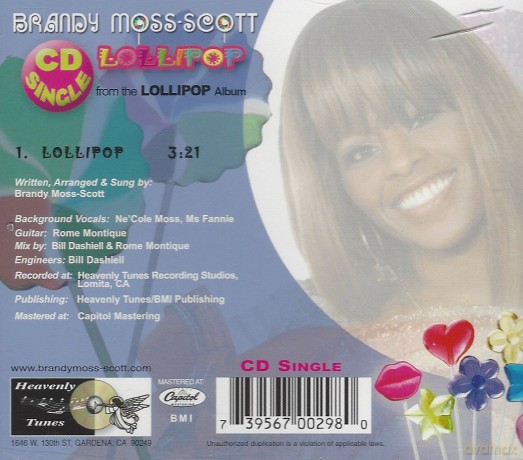 Brandy Moss-Scott: Lollipop [CD]