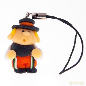 Folk zawieszka do telefonu - łowiczak na ludowo