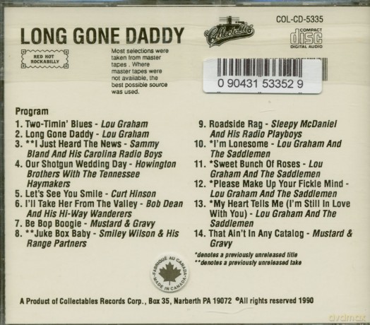 Long Gone Daddy [CD]