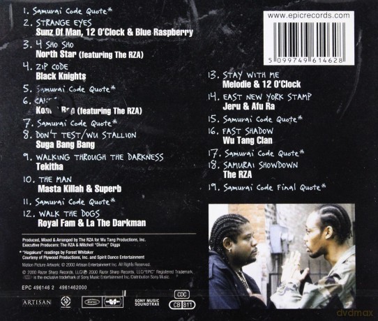 Ghost Dog: The Way of the Samurai soundtrack (Ghost Dog: Droga Samuraja) [CD]