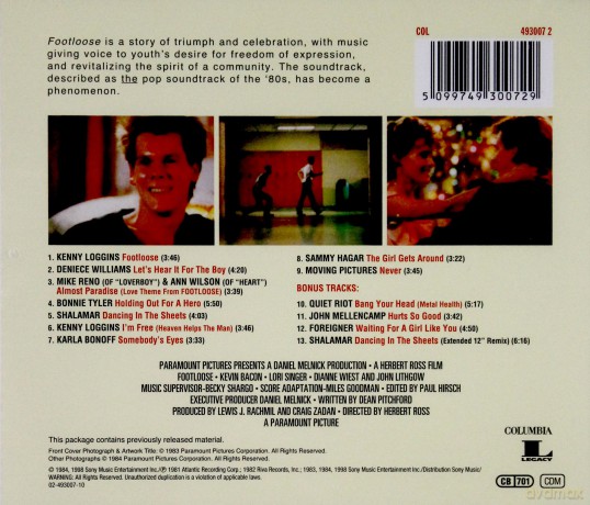 Footloose soundtrack (15th Anniversary Collectors' Edition) [CD]