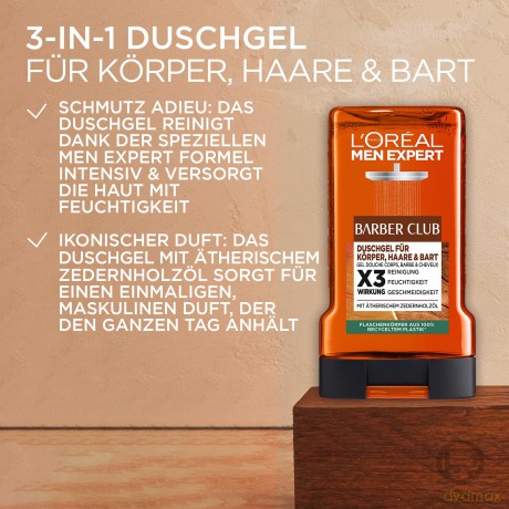 L'ORAL MEN EXPERT Barber Club Duschgel
