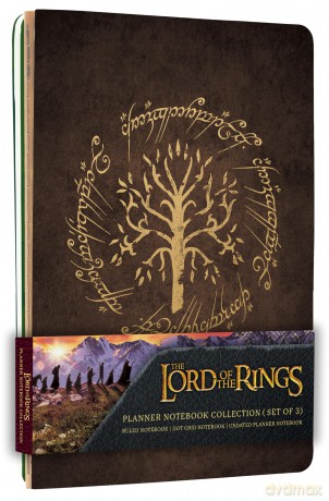 Lord of the Rings Planner Notebook Collection Set of 3 [KSIĄŻKA]