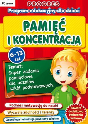 Progres: Pamięć i Koncentracja - program edukacyjny dla dzieci [PROGRAM PC]