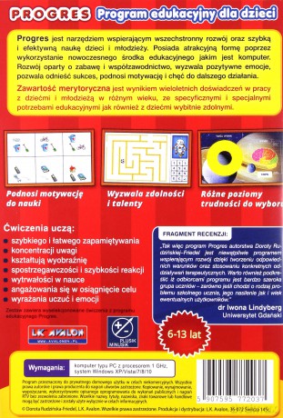 Progres: Pamięć i Koncentracja - program edukacyjny dla dzieci [PROGRAM PC]