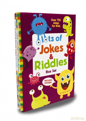 Lots Of Jokes Riddles Box [KSIĄŻKA]