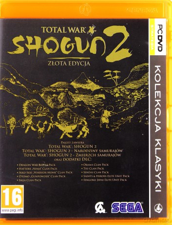 Total War: Shogun 2 - Złota Edycja (Pomarańczowa kolekcja klasyki) [GRA PC]