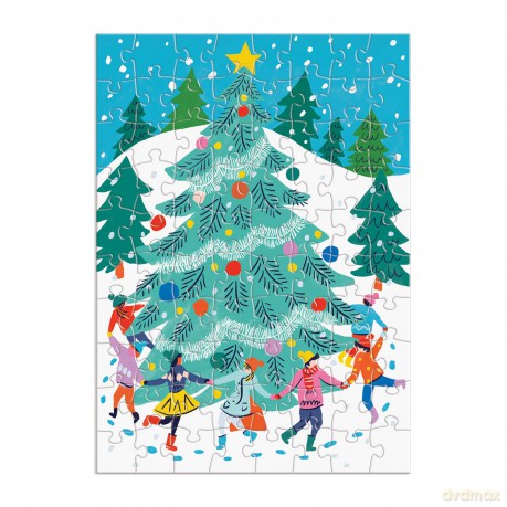 Louise Cunningham Merry and Bright 12 Days of Christmas Advent Puzzle [KSIĄŻKA]