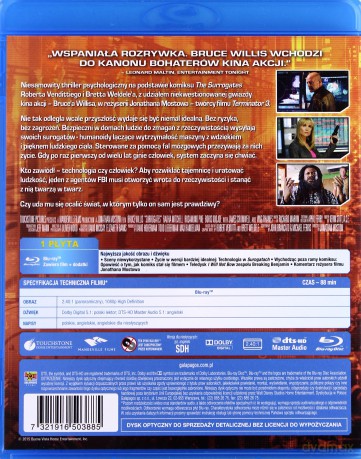 Surogaci. Mocne kino akcji [Blu-Ray] 