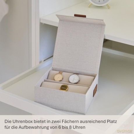Love !T Store !T: LOVE !T STORE !T Premium Uhrenbox beige
