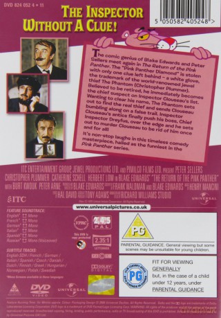 The Return Of The Pink Panther (Powrót Różowej Pantery) [DVD]