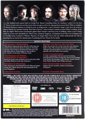 Gra o Tron Sezon 4 [5DVD]
