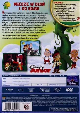 Jake i piraci z Nibylandii: Jake kontra Kapitan Hak [DVD]