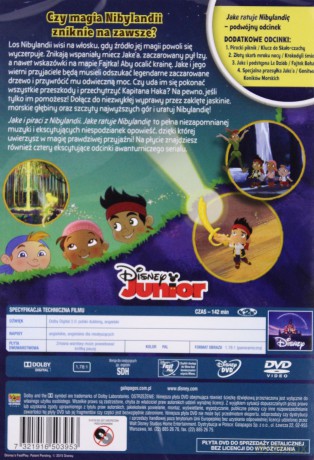 Jake i piraci z Nibylandii: Jake ratuje Nibylandię [DVD] 