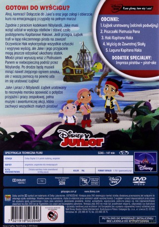 Jake i piraci z Nibylandii: Łajbek uratowany [DVD] 