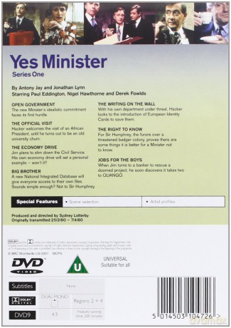 Yes Minister and Yes Prime Minister - Complete Collection (Tak, Panie Ministrze i Tak Jest, Panie Premierze) [7DVD]