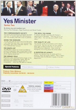 Yes Minister and Yes Prime Minister - Complete Collection (Tak, Panie Ministrze i Tak Jest, Panie Premierze) [7DVD]