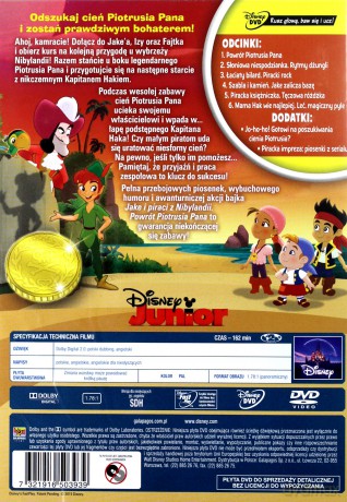 Jake i piraci z Nibylandii: Powrót Piotrusia Pana [DVD] 