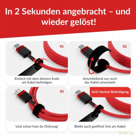 LTC Klettkabelbinder ProBasic50er Set z