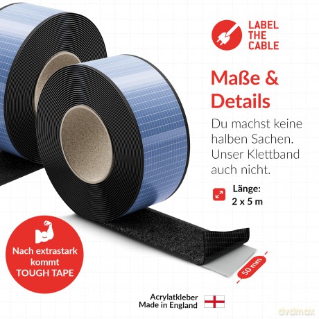 LTC Klettrolle Tough Tape Strap 5mx50mm