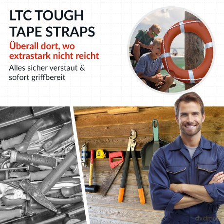 LTC Klettrolle Tough Tape Strap 5mx50mm