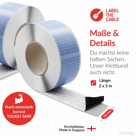LTC Klettrolle Tough Tape Strap 5mx50mm