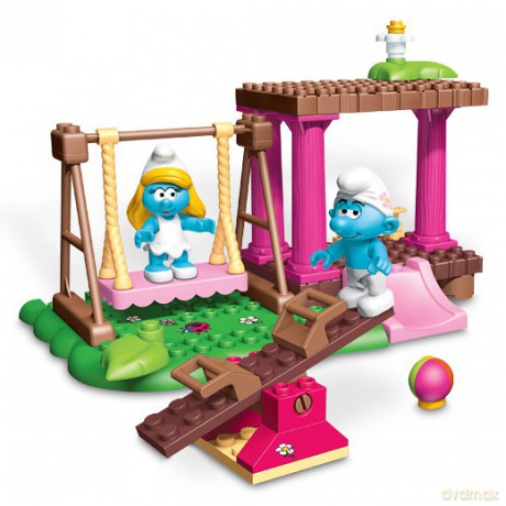 MEGA BLOKS Smerfy, plac zabaw [KLOCKI]
