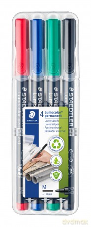 Lumocolor M, Wf, Farbs. 4er