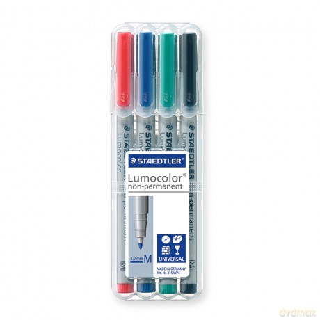 Lumocolor M, Wl, Farbs. 4er