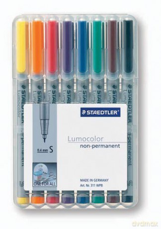 Lumocolor S, Wl, Farbs. 8er