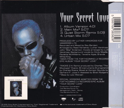 Luther Vandross-Your Secret Love -Cds- [CD]