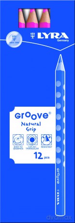 Lyra Groove Potloden - Neonroze 12 stuks