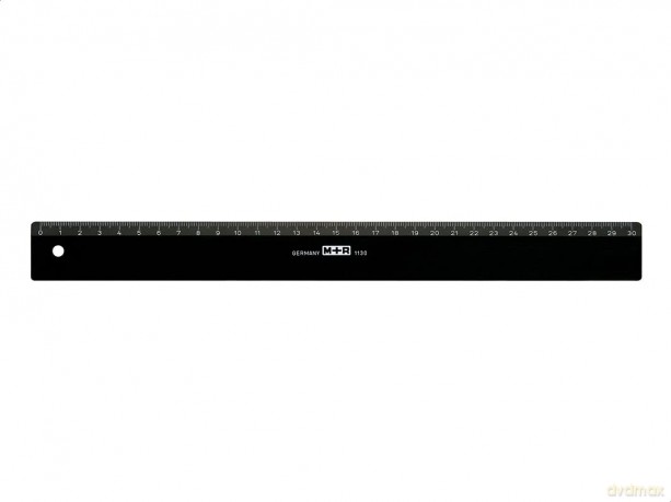 M + R: M + R Lineal 30,0 cm, schwarz
