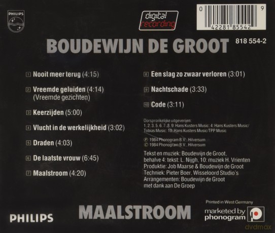 Groot,Boudewijn De: Maalstroom [CD]