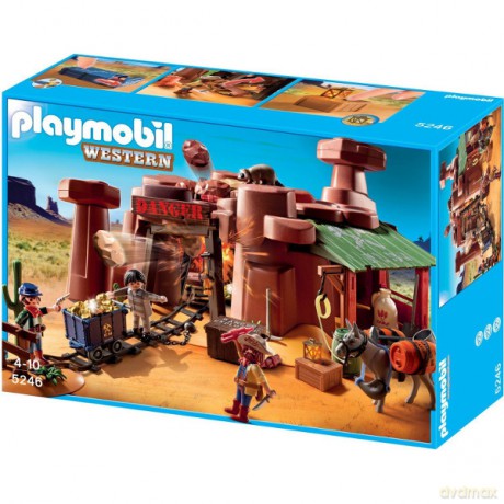 PLAYMOBIL Kopalnia złota z ładunkiem [KLOCKI]