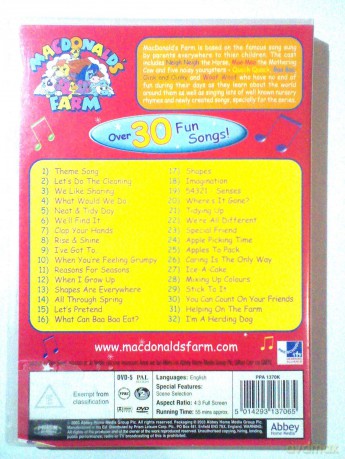 Macdonald´S Farm-Sing A Song-Dvd [DVD]