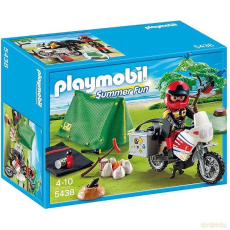 PLAYMOBIL Motocykl na kemping [KLOCKI]