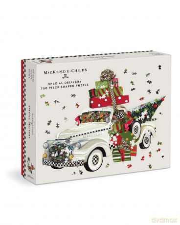 MacKenzieChilds Special Delivery 750 Piece Shaped Puzzle [KSIĄŻKA]
