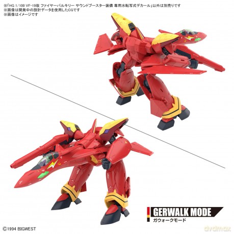 MACROSS - HG 1/100 VF-19 Custom Fire Val
