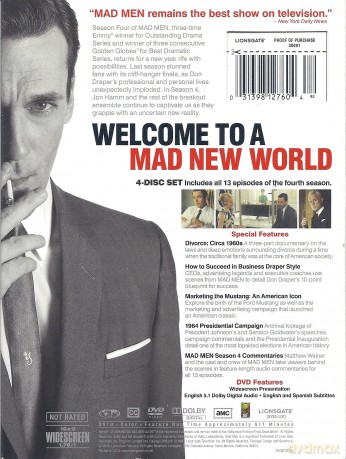 Mad Men: Season 4 [4DVD]
