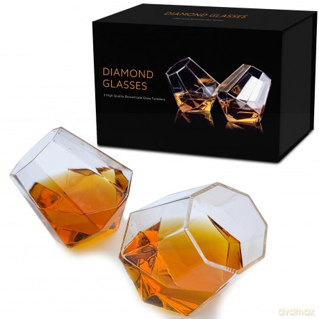 Mad Monkey - Whiskeyglser "Diamond" 2er