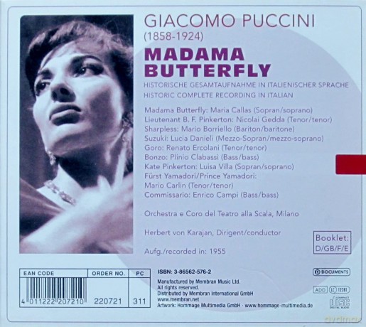 Callas Maria: Madama Butterfly 1955 [2CD]