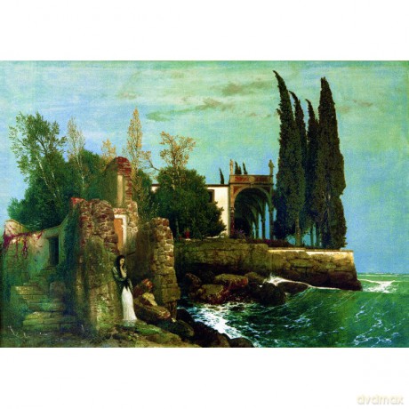 RAVENSBURGER 300 el. Bcklin, Villa am Meer [PUZZLE]
