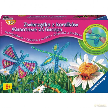 RAVEN. Zwierzątka z koralików 3D