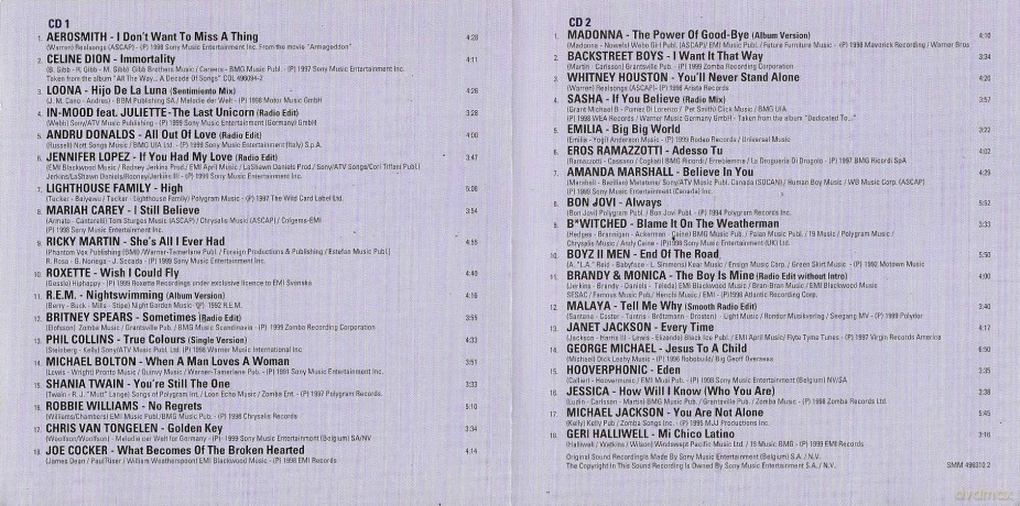 Rock Mantique 11: Madonna - Whitney Houston - Bon Jovi - Celine Dion [2CD]
