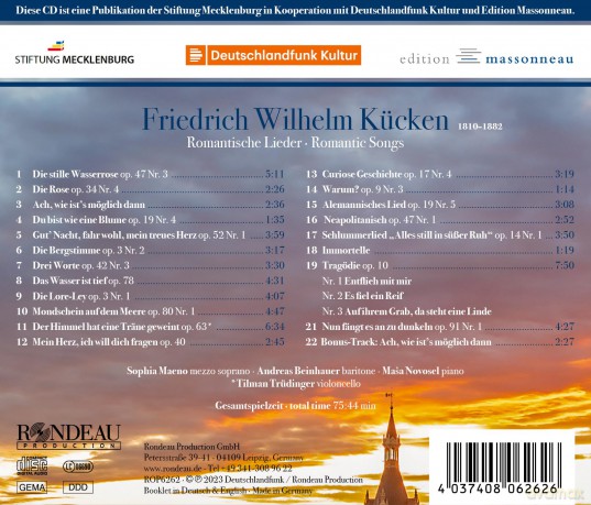 Maeno: Maeno/Beinhauer/Novosel-Kucken - Romantic Songs [CD]